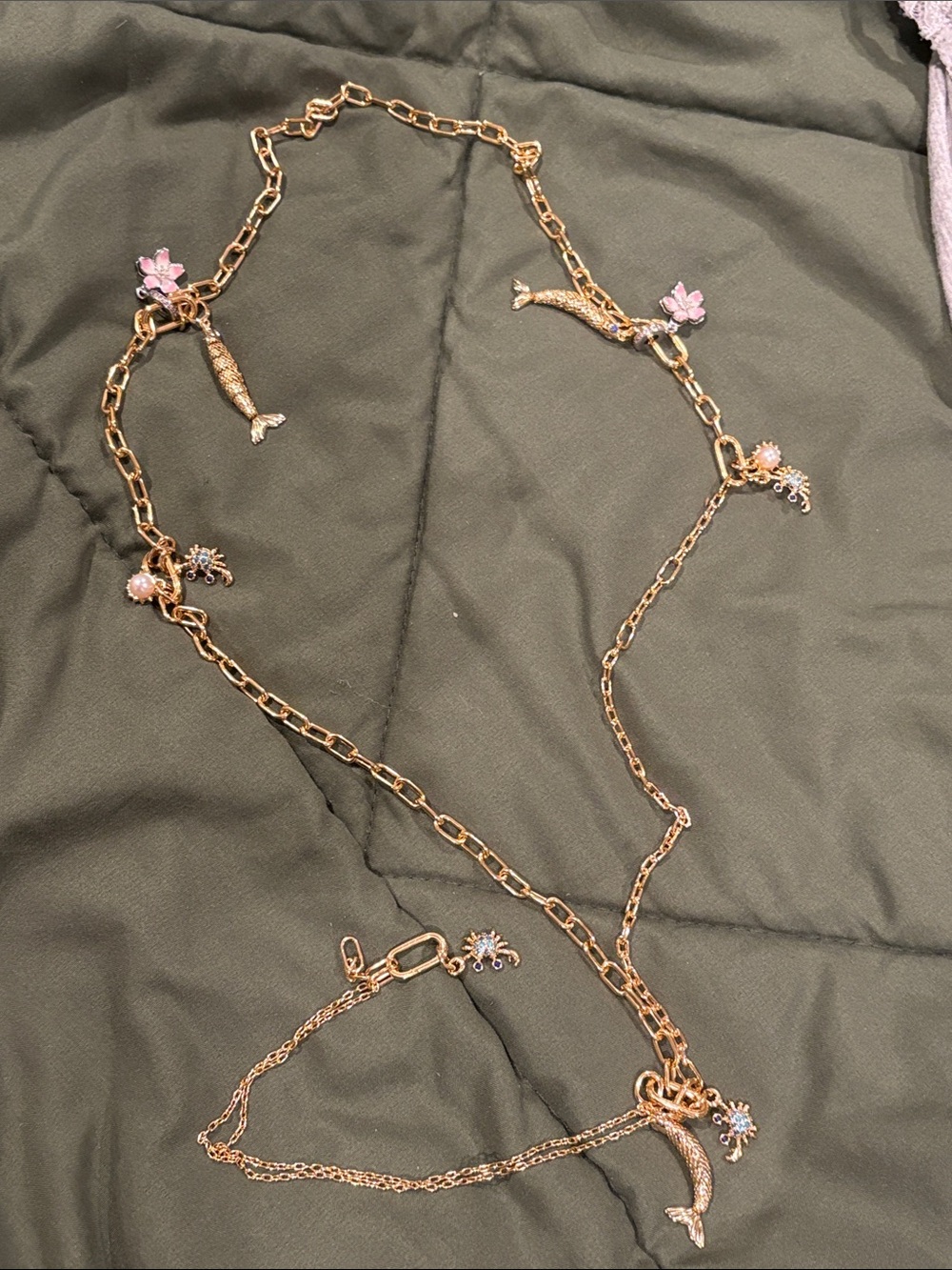 Pandora Belly Chain with charms